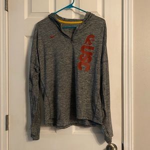 Nike Dri-Fit USC Hooded Pullover